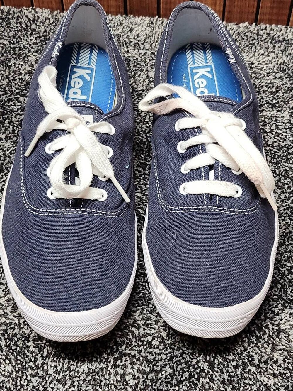 Keds Women Size 9.0 M Blue Fashion Sneakers Fabric #A75